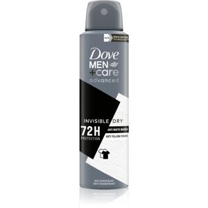 Dove Men+Care Advanced antiperspirant proti bielym a žltým škvrnám 72h Invisibile Dry 150 ml