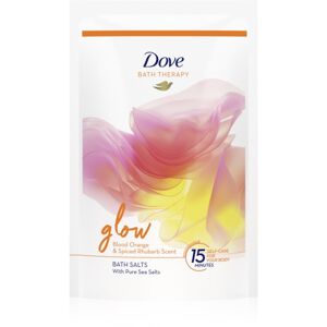 Dove Bath Therapy Glow soľ do kúpeľa Blood Orange & Spiced Rhubarb 400 g
