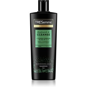 TRESemmé Replenish & Cleanse šampón pre mastné vlasy s vitamínmi Pro Style Technologie™ 400 ml