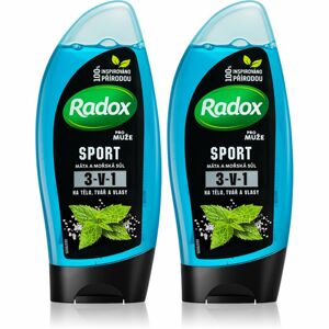 Radox Sport Mint & Sea Salt osviežujúci sprchový gél (výhodné balenie)