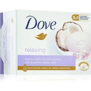 Dove Relaxing čistiace tuhé mydlo Coconut milk & Jasmine petals 90 g