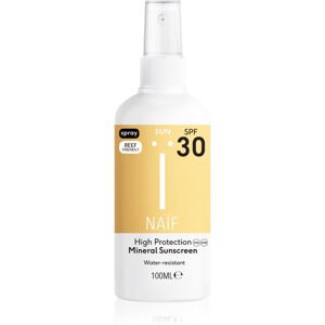 Naif Sun Mineral Sunscreen SPF 30 ochranný sprej na opaľovanie SPF 30 100 ml