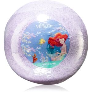 Disney The Little Mermaid Bath Bomb bomba do kúpeľa pre deti Purple 100 g