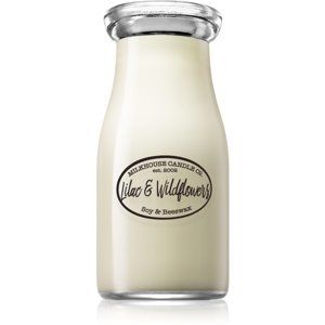 Milkhouse Candle Co. Creamery Lilac & Wildflowers vonná sviečka Milkbottle 227 g
