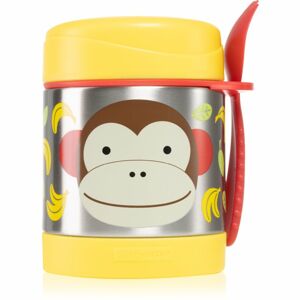 Skip Hop Zoo Monkey termoska s lyžičkou 12m+ 325 ml