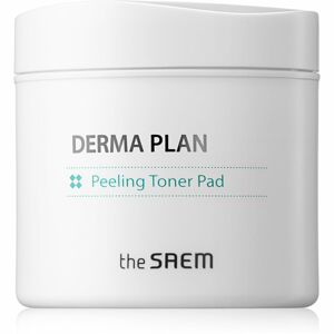 The Saem Derma Plan peelingové pleťové tampóny pre citlivú pleť 70 ks