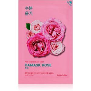 Holika Holika Pure Essence Damask Rose plátenná maska s hydratačným a revitalizačným účinkom 20 ml