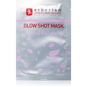 Erborian Shot Mask Look at that glow! rozjasňujúca plátienková maska 15 g