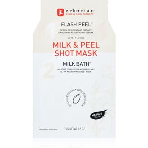 Erborian Milk & Peel vyhladzujúca plátenná maska s vyživujúcim účinkom 15 ml