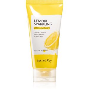 Secret Key Lemon Sparkling osviežujúca čistiaca pena 120 ml