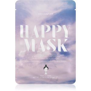 KOCOSTAR Happy Mask ošetrujúca plátienková maska s hydratačným účinkom 23 ml