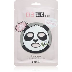 Skin79 Animal For Dark Panda rozjasňujúca plátienková maska 23 g