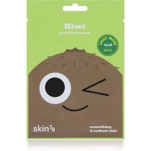 Skin79 Real Fruit Kiwi revitalizačná plátenná maska 23 ml