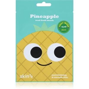 Skin79 Real Fruit Pineapple vyhladzujúca plátenná maska 23 ml