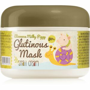 Elizavecca Milky Piggy Glutinous Mask 80% Snail Cream intenzívne hydratačná a vyživujúca maska s extraktom zo slimáka 100 g