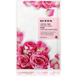Mizon Joyful Time Rose hydratačná plátienková maska pre stiahnuté póry 23 g