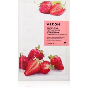 Mizon Joyful Time Strawberry plátenná maska so zjemňujúcim účinkom 23 g