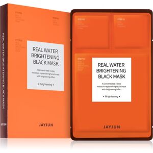 Jayjun Real Water Brightening hydratačná plátienková maska pre rozjasnenie pleti 5 ks