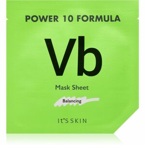 It´s Skin Power 10 Formula VB Effector vyživujúca plátienková maska pre mastnú pleť so sklonom k akné 25 g