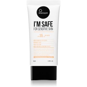 SUNTIQUE I'M SAFE For Sensitive Skin 100 % minerálny ochranný krém na tvár a telo SPF 35 50 ml