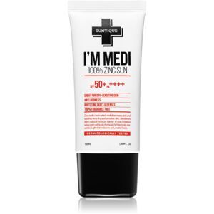 SUNTIQUE I'M MEDI 100% Zinc Sunscreen minerálny ochranný krém pre citlivú pokožku SPF 50+ 50 ml