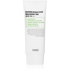 Purito Centella Green Level ľahký ochranný krém na tvár SPF 50+ bez parfumácie 60 ml