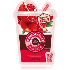 MEDIHEAL Vita Mask Pomegranate hydratačná plátienková maska s kolagénom 20 ml
