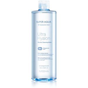 Missha Super Aqua 10 Hyaluronic Acid jemná čistiaca micelárna voda 500 ml
