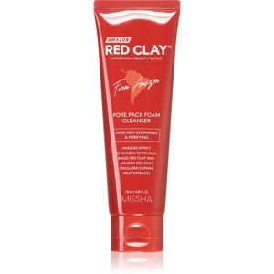 Missha Amazon Red Clay™ hĺbkovo čistiaca pena s ílom 120 ml