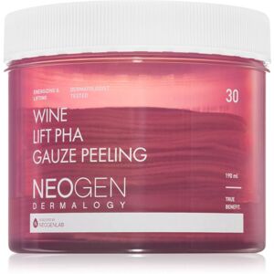 Neogen Dermalogy Clean Beauty Gauze Peeling Wine Lift PHA peelingové pleťové tampóny s liftingovým efektom 30 ks