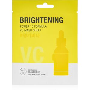 It´s Skin Power 10 Formula VC Effector rozjasňujúca plátienková maska pre suchú pleť 20 g