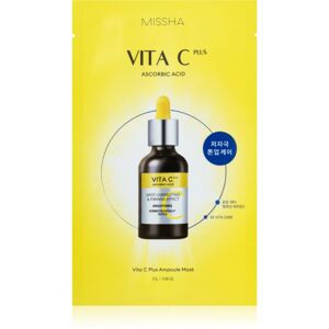 Missha Vita C Plus rozjasňujúca plátienková maska s vitamínom C 27 g