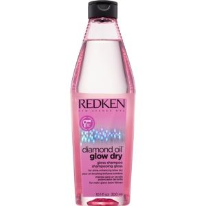 Redken Diamond Oil Glow Dry gélový šampón pre vlasy bez lesku pre urýchlenie fúkanej 300 ml
