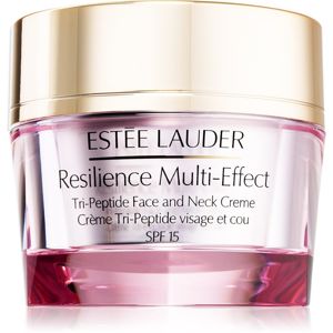Estée Lauder Resilience Multi-Effect Tri-Peptice Face and Neck Creme SPF 15 intenzívne vyživujúci krém pre normálnu až zmiešanú pleť SPF 15 50 ml