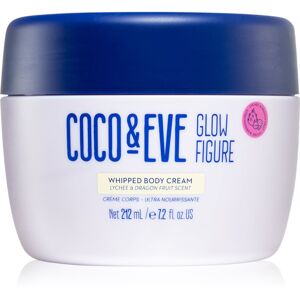 Coco & Eve Glow Figure Whipped Body Cream výživný telový krém s vôňou Lychee & Dragon Fruit 212 ml