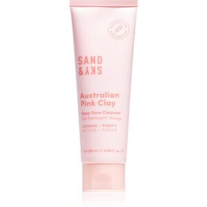 Sand & Sky Australian Pink Clay Deep Pore Cleanser čistiaci a odličovací gél s detoxikačným účinkom 120 ml