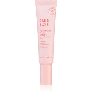 Sand & Sky Tinted Glow Primer SPF 30 ochranný tónovaný fluid na tvár SPF 30 60 ml