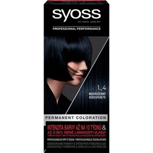 Syoss Color permanentná farba na vlasy odtieň 1-4 Blue Black
