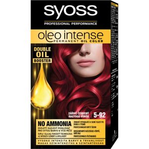 Syoss Oleo Intense permanentná farba na vlasy s olejom odtieň 5-92 Bright Red 1 ks