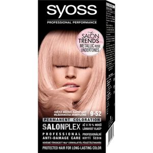 Syoss Color permanentná farba na vlasy odtieň 9-52 Light Rose Gold Blond