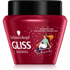 Schwarzkopf Gliss Winter Repair intenzívna regeneračná maska pre suché, namáhané vlasy 300 ml