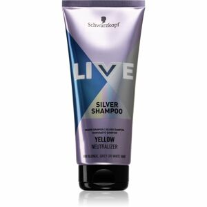 Schwarzkopf LIVE Silver čistiaci šampón neutralizujúci žlté tóny 200 ml
