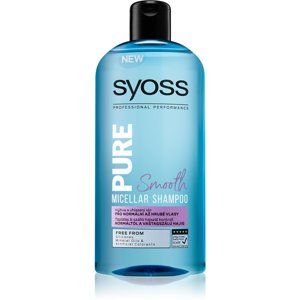 Syoss Pure Smooth vyživujúci micelárny šampón 500 ml