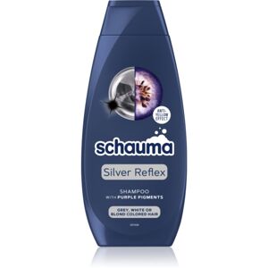 Schwarzkopf Schauma Silver Reflex šampón neutralizujúci žlté tóny pre zosvetlené, melírované studené blond vlasy 400 ml