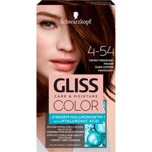 Schwarzkopf Gliss Color farba na vlasy odtieň 4-54 Dark Copper Mahogany
