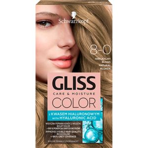 Schwarzkopf Gliss Color permanentná farba na vlasy odtieň 8-0 Natural Blonde