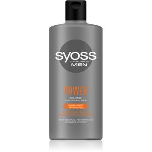 Syoss Men Power & Strength posilňujúci šampón s kofeínom 440 ml