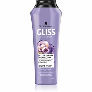Schwarzkopf Gliss Blonde Hair Perfector fialový šampón neutralizujúci žlté tóny 250 ml