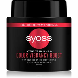 Syoss Color Boost vyživujúca maska na vlasy pre žiarivú farbu vlasov 500 ml