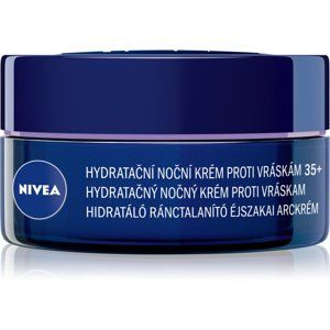Nivea Anti-Wrinkle Moisture hydratačný nočný krém proti vráskam 35+ 50 ml